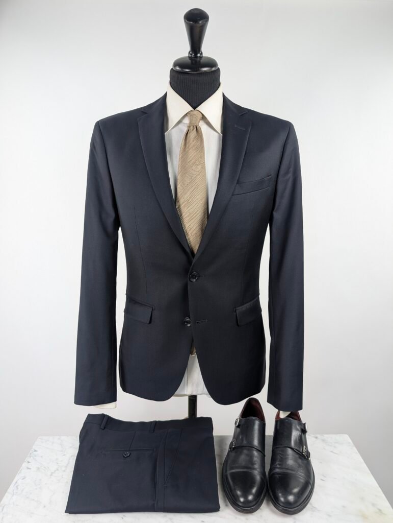 Completo Loro Piana | Blu Notte | Pura Lana Vergine | 48