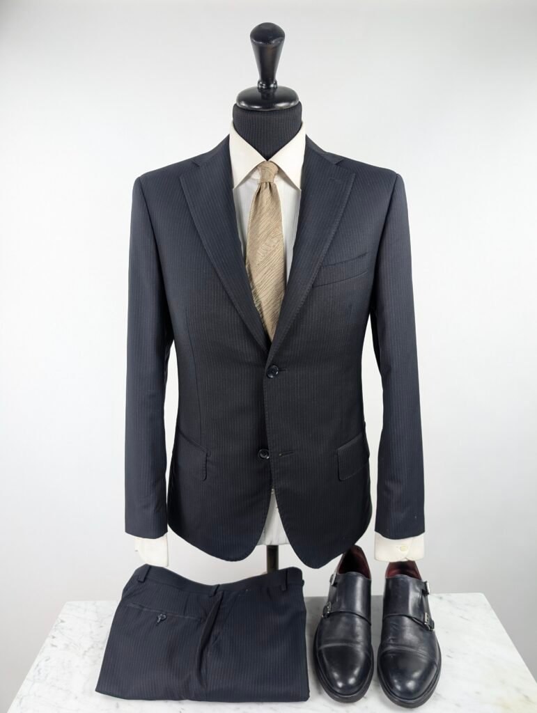 Completo Von Fustenberg x Loro Piana | Blu Navy | Lana Merino | 48