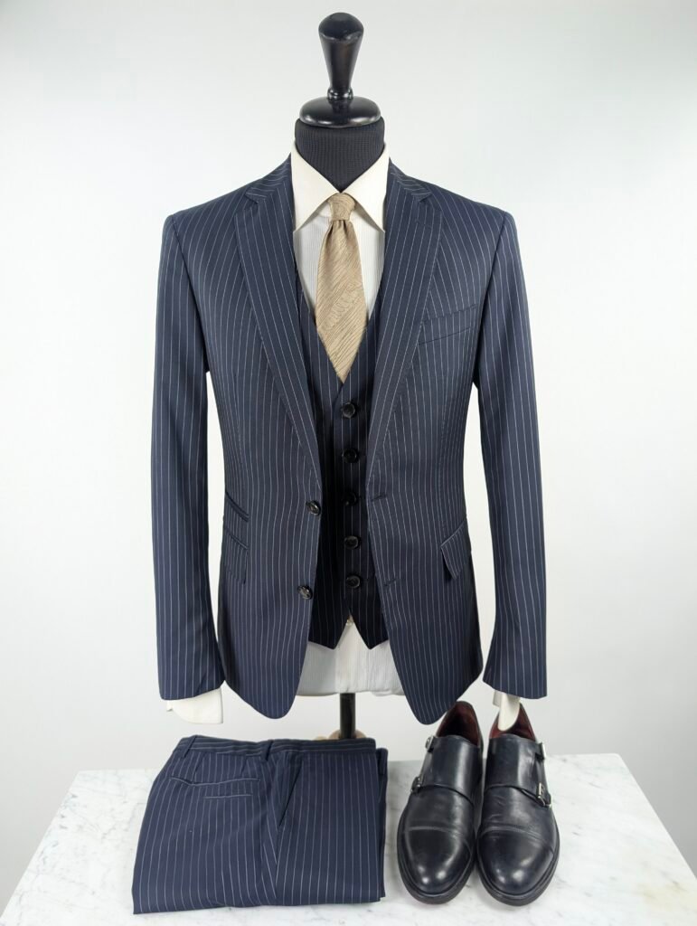 Completo Hugo Boss | Blu Navy | Lana E Mohair | 46