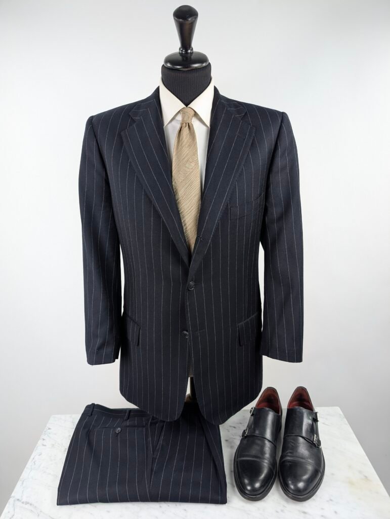 Completo Corneliani | Blu Notte | Flanella Di Lana | 52 | #21