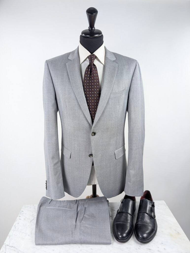 Completo Hugo Boss | Grigio Chiaro | Lana S'120 | ~50