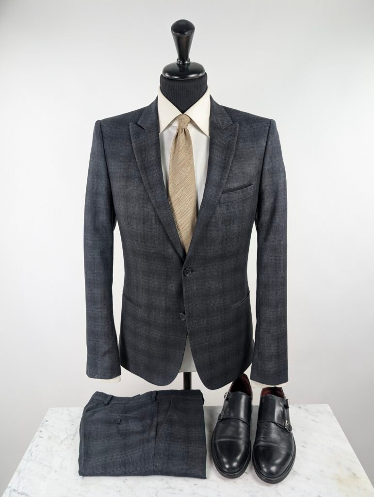 Completo The Kooples | Fumo Di Londra | Flanella Di Lana | 44~46