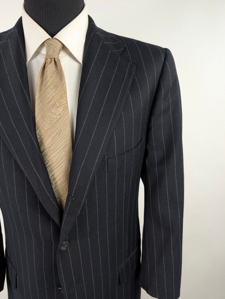 Completo Corneliani | Blu Notte | Flanella Di Lana | 52 | #21