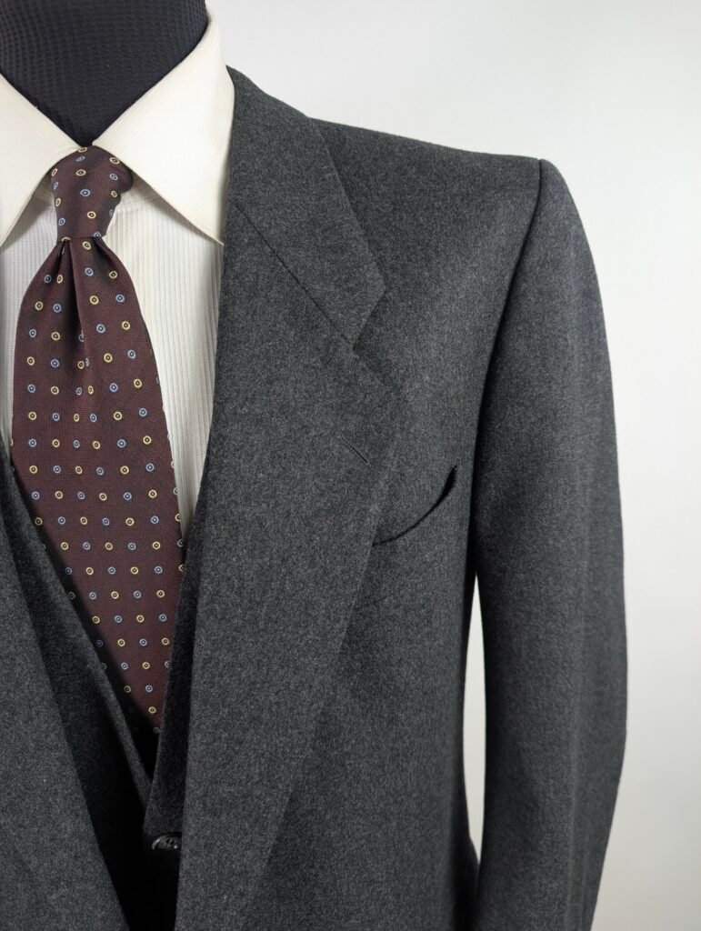 Completo Made In Italy | Fumo Di Londra | Flanella Di Lana | 54~56