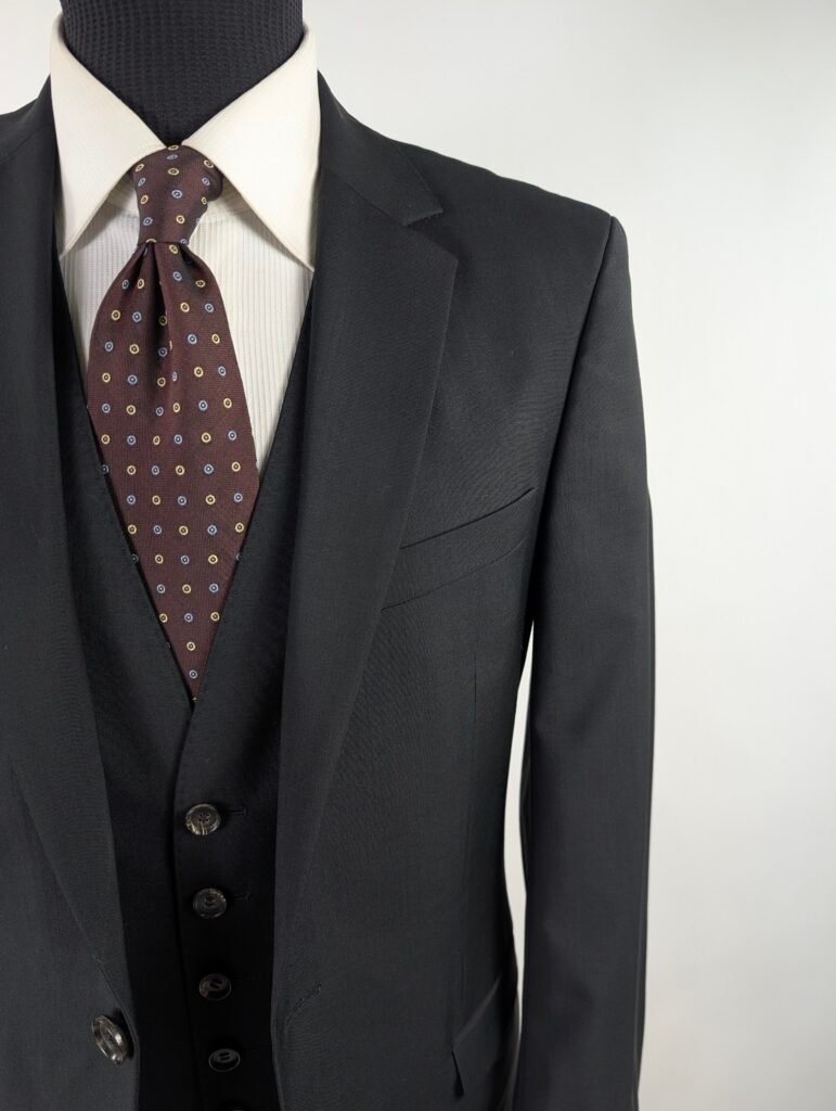 Completo Hugo Boss | Nero | Pura Lana Vergine | ~46