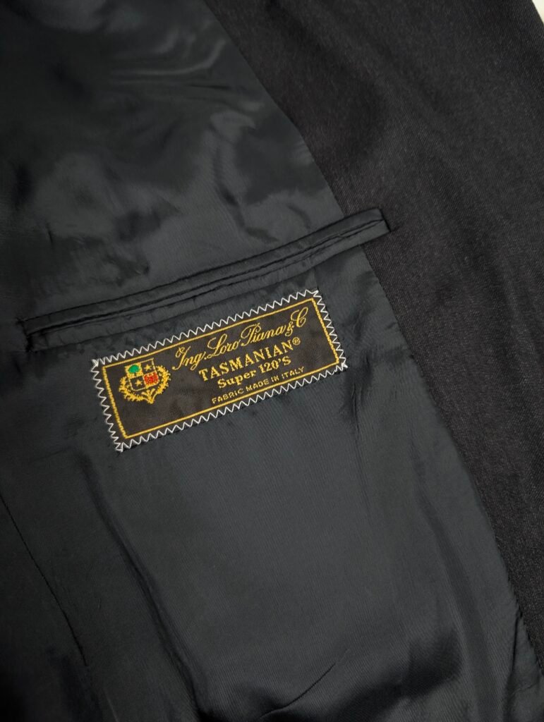 Completo Made In Italy x Loro Piana | Fumo Di Londra | Lana S'120 | 46~48